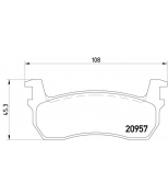 MINTEX - MDB1219 - Колодки тормозные передние к-кт NISSAN MICRA (K10)