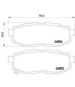 MINTEX - MDB3006 - Колодки тормозные 2485401 / T1817