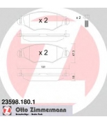 ZIMMERMANN - 235981801 - Комплект тормозных колодок, диско