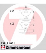 ZIMMERMANN - 239121851 - Комплект тормозных колодок, диско