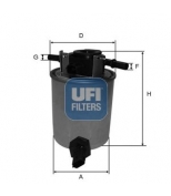 UFI - 2402001 - Фильтр топл.