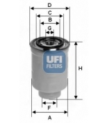UFI 2444601 Фильтр топливный, дизель
