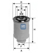 UFI - 2445200 - Топливный фильтр UFI