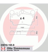 ZIMMERMANN - 240101659 - Колодки торм pors q7/cayenne 3.0-6.0 r 06/09->>