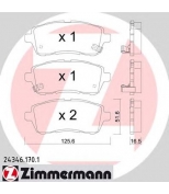 ZIMMERMANN - 243461701 - Колодки тормозные дисковые