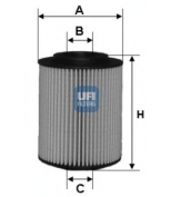 UFI - 2507000 - Фильтр масляный