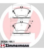 ZIMMERMANN - 253261901 - Тормозные колодки передние MB A-CLASS (W176) 2012-