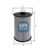 UFI - 2604400 - Фильтр масляный