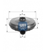 UFI - 2711000 - Фильтр возд Renault r5 86-89
