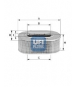 UFI - 2718400 - Фильтр воздушный Mazda