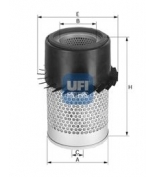 UFI 2793200 Фильтр воздушный