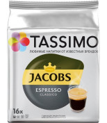 MPED 71076078 Кофе в капсулах Tassimo Jacobs Espresso Classico, 16 капсул