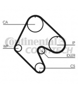 CONTITECH - CT529K1 - CT 529  K1   компл. зубчатый ремень ГРМ  + ролик