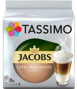 MPED 71510679 Кофе в капсулах Tassimo Jacobs Latte Macchiato Classico, 8 порций
