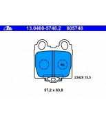 ATE - 13046057482 - Дисковые тормозные колодки  комплект