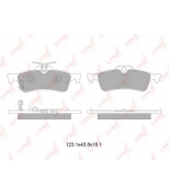 LYNX - BD7600 - Колодки тормозные задние TOYOTA Yaris 1.0-1.5 06  / DAIHATSU Charade 1.33 11