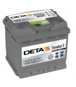 DETA - DA530 - Аккумулятор DETA SENATOR3 12 V 53 AH 540 A ETN 0(R+) B13 207x175x190mm 13kg