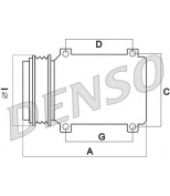 DENSO - DCP05076 - Компрессор кондиционера BMW F01/ X6