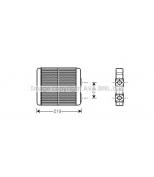 AVA - DN6226 - Радиатор отопителя