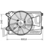 DENSO - DER09305 - Вентилятор радиатора (с корпусом) alfa romeo mito 1.4 09.08-