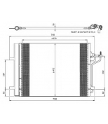 NRF - 350052 - Конденсатор FO C-Max, Focus III 1,6EcoB/2,0TDCi