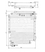 NRF - 35057 - Радиатор кондиционера