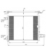 NRF - 35360 - Радиатор кондиционера