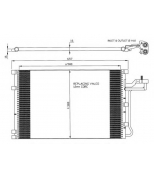 NRF - 35616 - Радиатор кондиционера: C30/C70/S40/V50/04- /2.0/2.4/2.5
