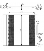 NRF - 35874 - Радиатор кондиционера: Smart Cabrio/City-Coupe/ForTwo/98- /0.6/0.7/0.8