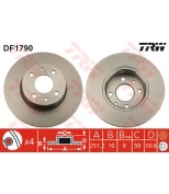 TRW DF1790 Торм.диск зад.[251,5x10] 4 отв.[min2]