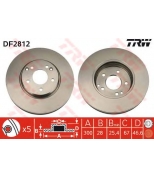 TRW DF2812 Диск тормозной DF2812