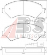 ABS - 37576 - Колодки тормозные перед. PSA Jumper/Boxer//Ducato