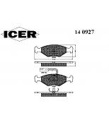 ICER - 140927 - 140927000639001 Тормозные колодки дисковые