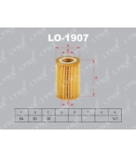 LYNX - LO1907 - Фильтр масляный MERCEDES-BENZ C180D-250D(W204/5) 07  / E200D-300D(W212) 09  / S250D-300D(W221/2) 11  / ML250D(W166) 11  / GLA200D-250D(X156) 13  / GLK200D-250D(X204) 08  / V200D-250D(W447) 14  / Viano/Vito(W639) 2.2D 10  / Sprinter 2.2D 06  / A180D-220D(W1