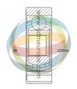 ODM-MULTIPARTS - 14146054 - 14-146054_шрус 122mm/30 Vito CDI