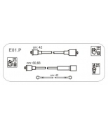 JANMOR - E01P - Комплект проводов зажигания