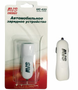 AVS A78700S USB автомобильное зарядное устройство AVS 2 порта UC-433 (2 4А)  1/240    шт