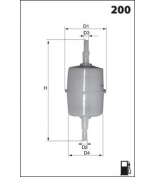 MECAFILTER - ELE3592 - Фильтр топливный двс