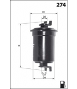 MECAFILTER - ELE6077 - Фильтр топливный
