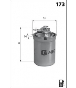 MECAFILTER - ELG5415 - Фильтр топливный