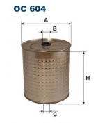 FILTRON - OC604 - Фильтр масляный OM615/616/621 BUS/LKW