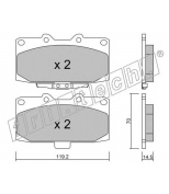 FRITECH - 4280 - Колодки тормозные дисковые передние SUBARU IMPREZA