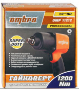 OMBRA OMP11212 Гайковерт пневматический 1/2  7000 об/мин  1200 Нм OMBRA