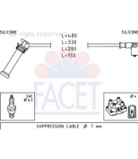 FACET - 49614 - К-Т ВЫСОКОВОЛЬТНЫХ ПРОВОДОВ