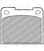 DELPHI - LP15 - Тормозные колодки LP15