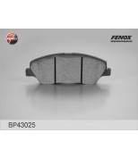 FENOX - BP43025 - Колодки торм.пер.