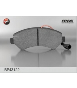 FENOX - BP43122 - BP43122_колодки дисковые передние! Citroen Jumper, Fiat Ducato, Peugeot Boxer 2