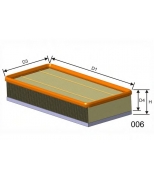 MISFAT - P080A - P080A Воздушный фильтр