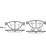 WOKING - P1398300 - Колодки bmw x5 (e70) 4.8i пер