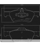 BREMBO - P24159 - P24159 колодки дисковые передние! Ford Maverick/Mazda Tribute 2.3-3.0i 04 